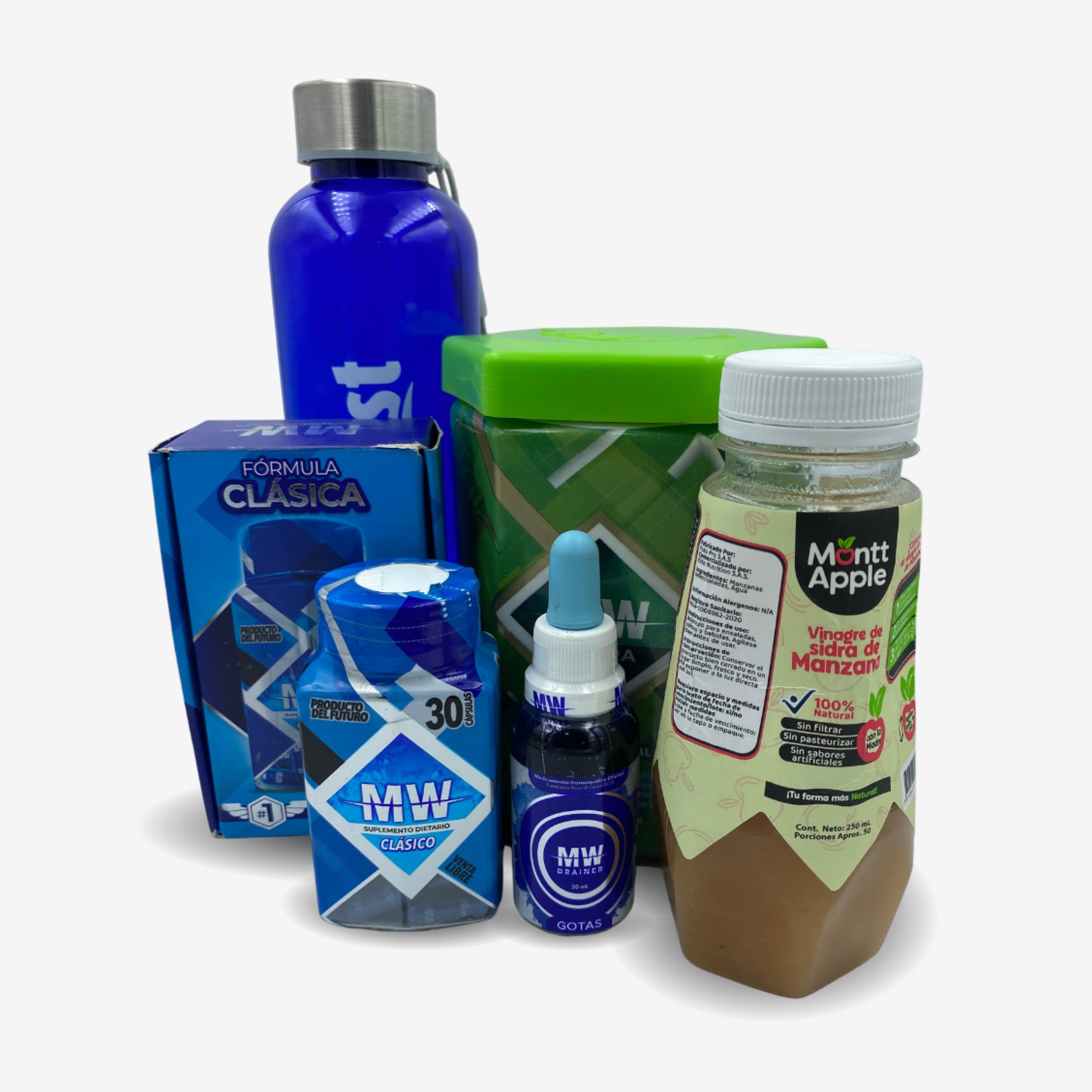 MW CLASSIC + DRENADOR + FIBRA MW + GRATIS VINAGRE DE MANZANA Y TERMO