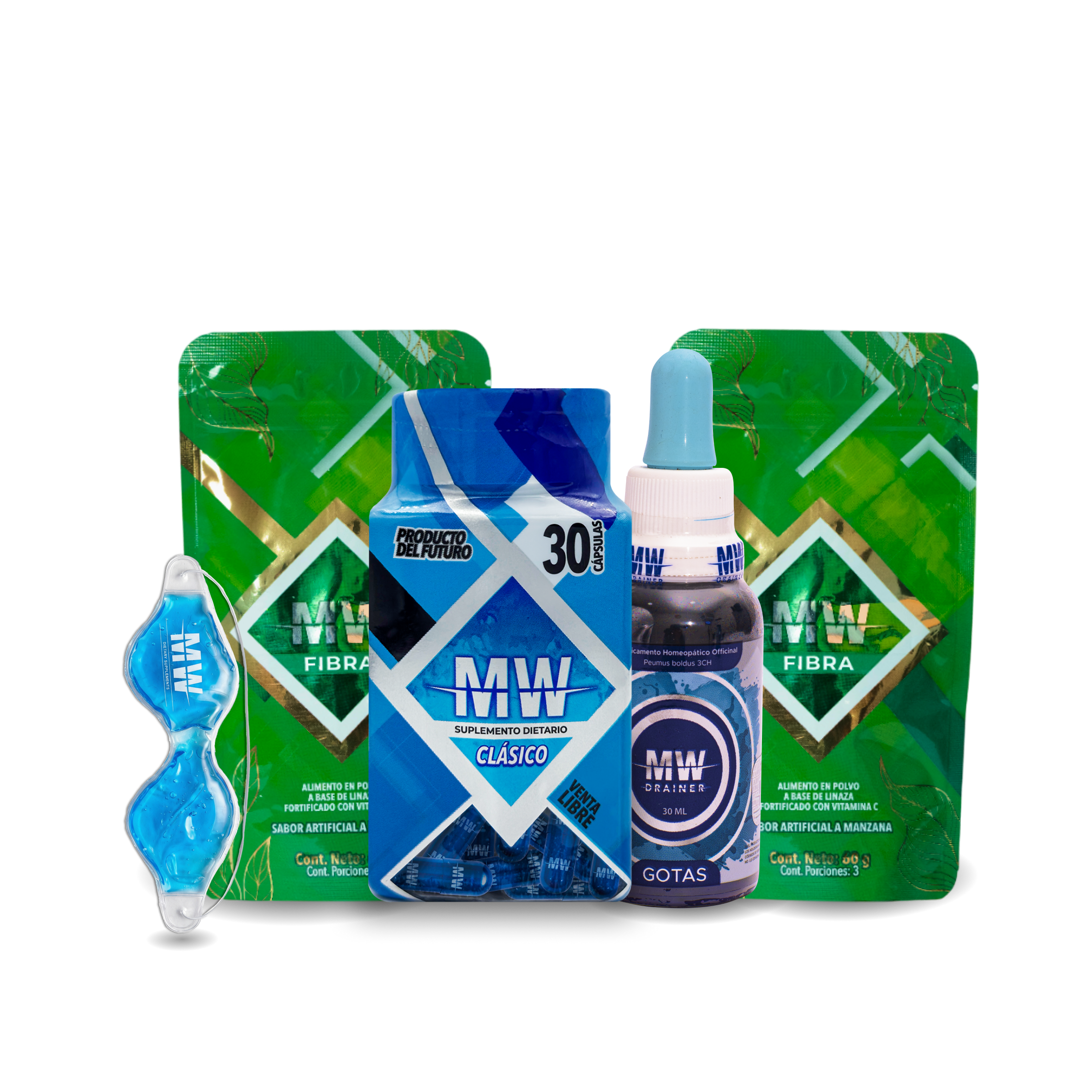 Mw Classic + Drenador + Gafas + 2 Sachets de Fibra