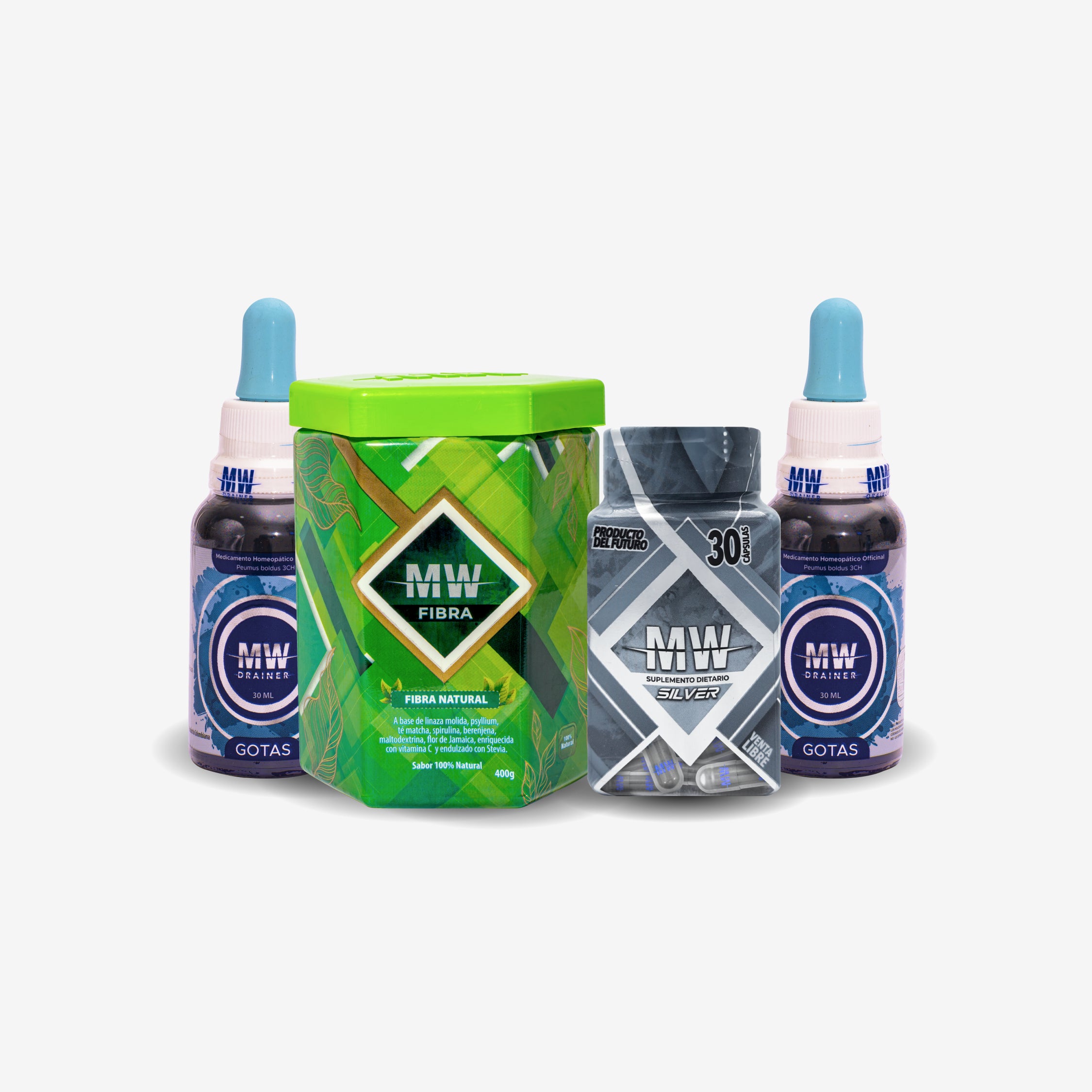 Mw Silver + 2 Drenadores + Fibra Mw