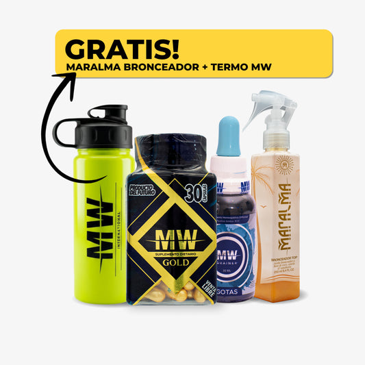 Plan baja 6 a 12 kg + bronceado radiante y piel atractiva