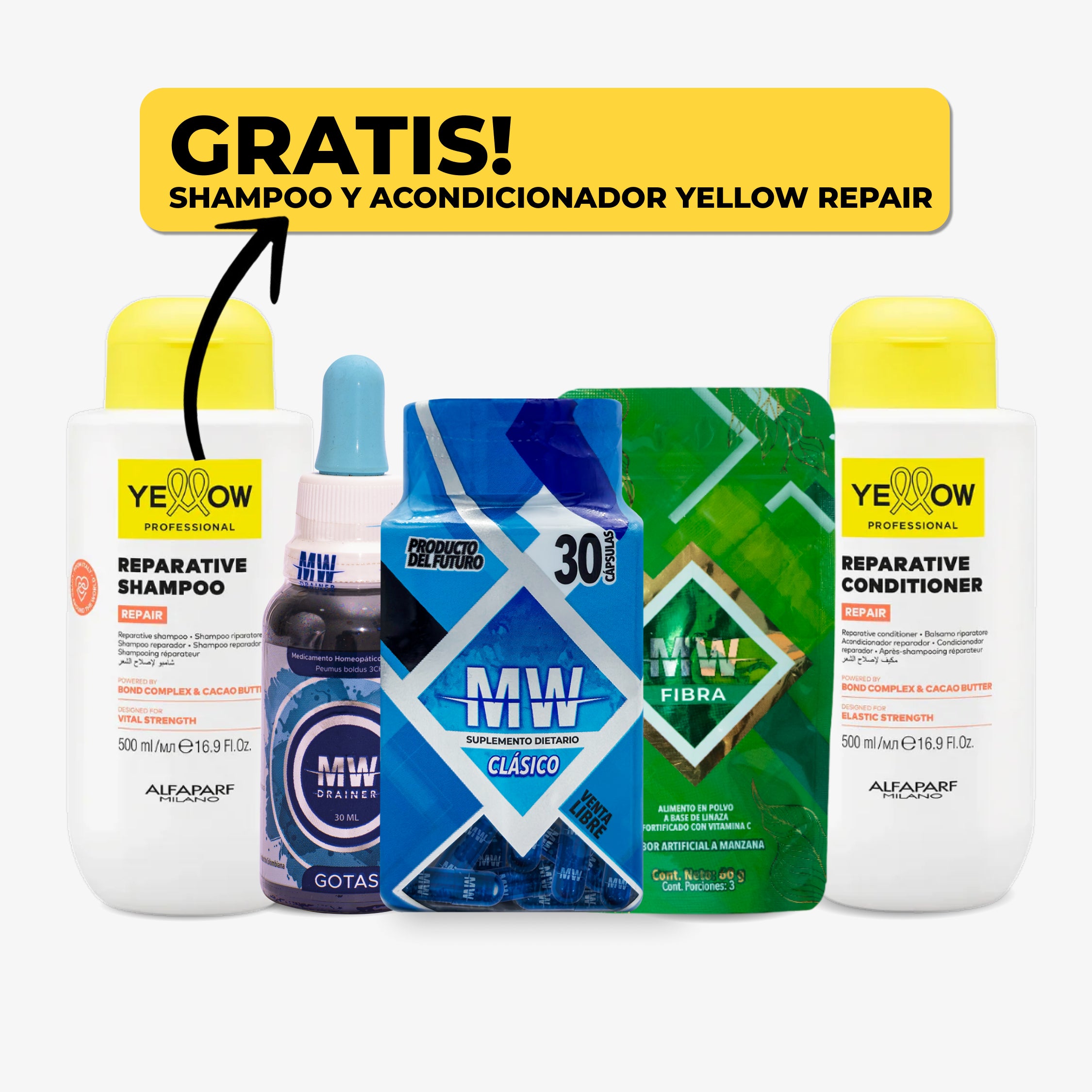Plan baja 4 a 8 kg + reparación capilar intensiva